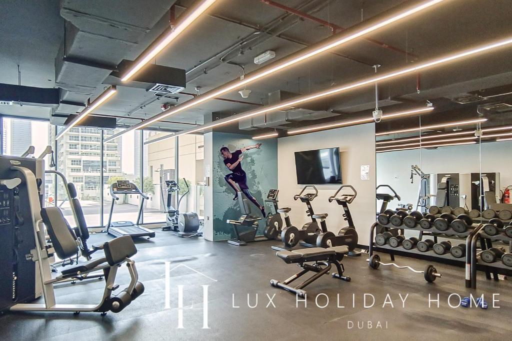 Lux Contemporary Suite With Full Marina View 6 Dubai Luaran gambar