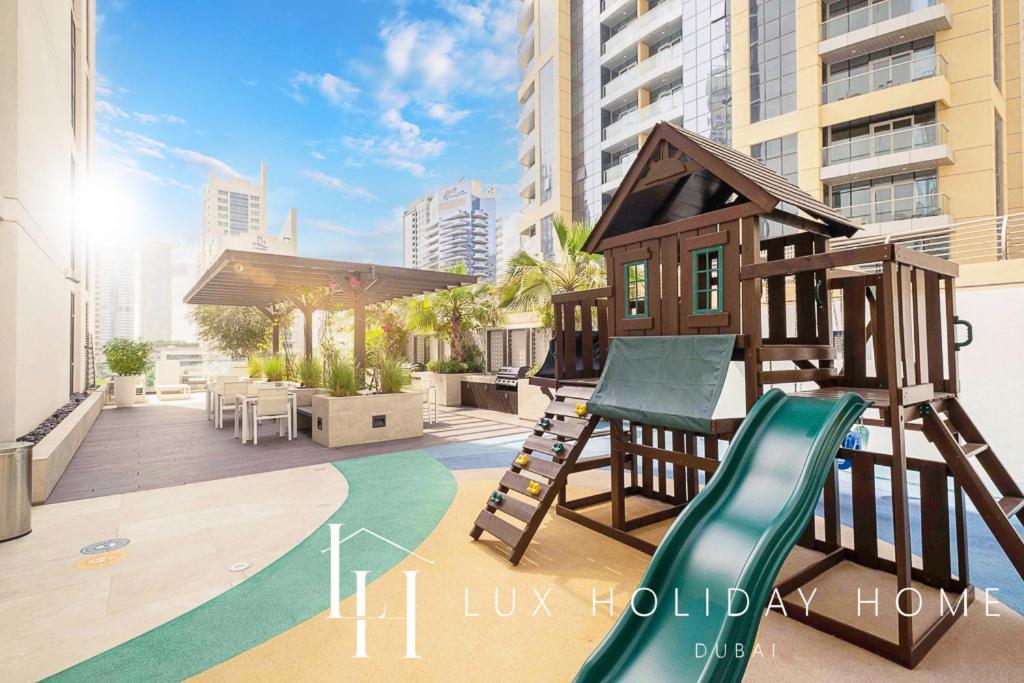 Lux Contemporary Suite With Full Marina View 6 Dubai Luaran gambar