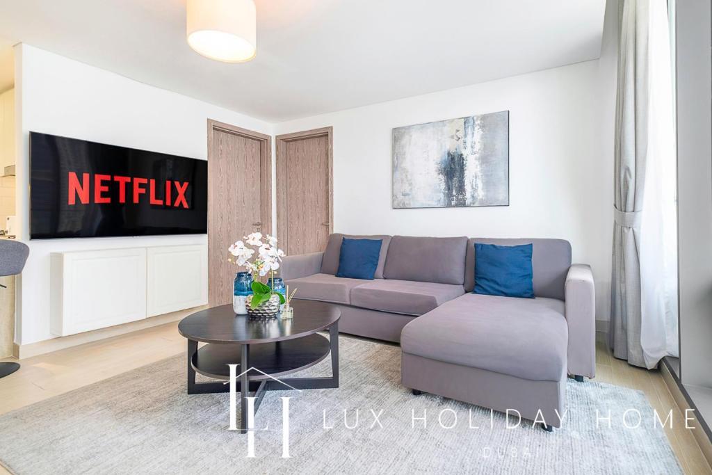 Lux Contemporary Suite With Full Marina View 6 Dubai Luaran gambar